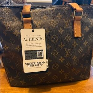 Louis Vuitton Brown Monogram Handbag